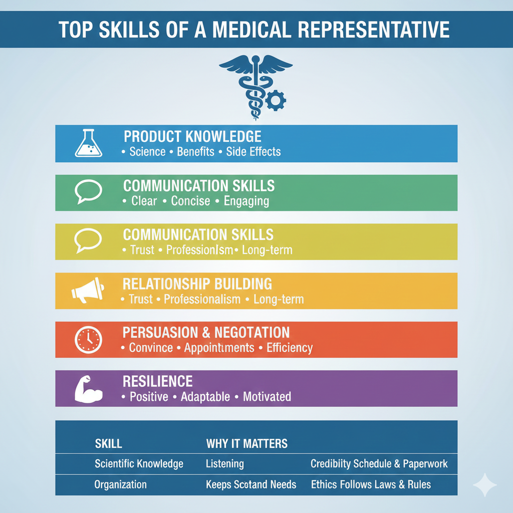What Are The Top Skills Of a Medical Representative